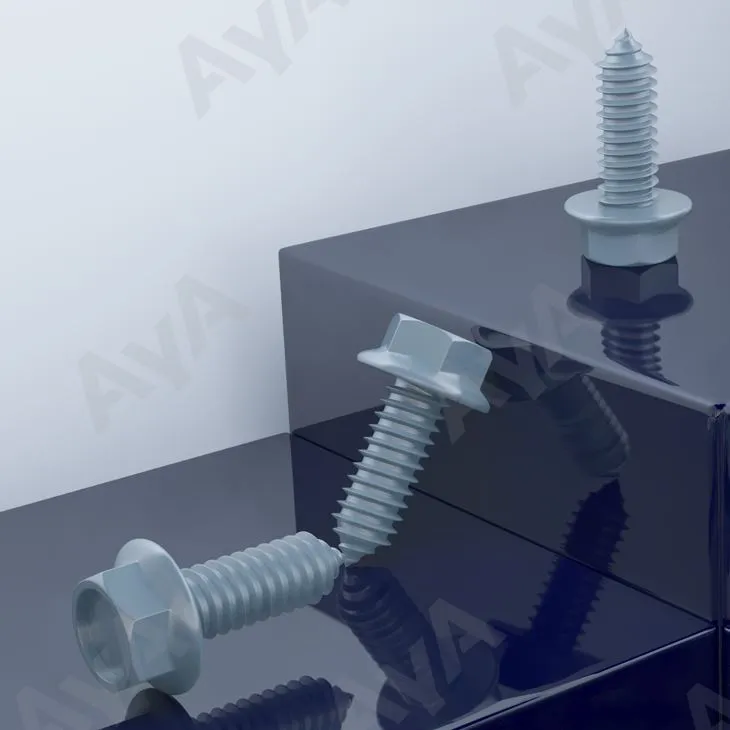 Hexagon Tapping Tapping D’alɔ kpo Flange kpo
